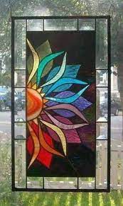 Front Door Turn Design And Paint On Acrylic Fan As Front Door Window Cover Stained Glass Quilt Stained Glass Crafts Stained Glass Window Panel