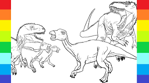 Camp cretaceous you might also like. How To Draw A Dinosaur From Jurassic World Trex Coloring Page Youtube