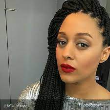 Tia Mowry Hardict Rocking Braids Flawless Hair Styles Natural Hair Styles Hair Inspiration