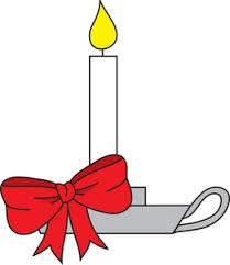 5 out of 5 stars. Free Candle Clipart Image Christmas Candle In Old Fashioned Candle Holder With Red Bow