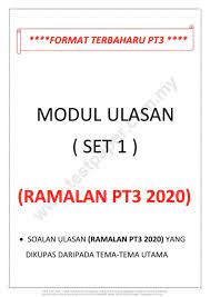 。 koleksi kertas soalan peperiksaan percubaan pt3 2020 2019 2018 2017 + skema jawapan. Ramalan Pt3 2020 Bahasa Melayu 5 Modul Ulasan Pdf Flip Ebook Pages 1 50 Anyflip Anyflip