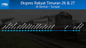 Dapatkan harga promo murah semua jurusan kereta api. Ktm Ekspres Rakyat Timuran Malaysia Jb Sentral To Tumpat East Coast Line Jungle Railway Night Sleeper Express Train Tickets Seating Plans Train Schedule Ktm Online Booking Jadual Tambang