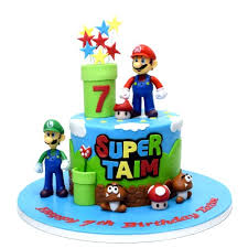 You will also find super mario partyware there are many fun super mario birthday cakes for this party theme. Super Mario Cake 11