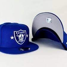 Exclusive New Era Royal Blue Oakland Raiders 9fifty Stars Snapback Hat Exclusive Fitted Raiders Oakland Raiders Oakland Raiders Fans