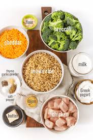 This link is to an external site that may or may not meet accessibility guidelines. Healthy Chicken Broccoli Rice Casserole Fannetastic Food