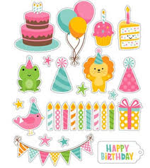 Birthday Cake And Balloons And Gifts Happy Birthday Stickers Candles Loin Kids Frog Balloons Cake Stars Cupcake Party Hat Bird Banner Gift In 2020 Birthday Stickers Kids Birthday Stickers Fun Stickers