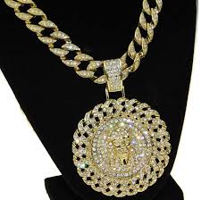 Simply put, your appearance makes a statement just as you. Bling Cartel Huge Jesus Piece Hip Hop Chain Medallion Cuban Pendant Gold Finish Bling 30 Hip Hop Necklace Walmart Com Walmart Com