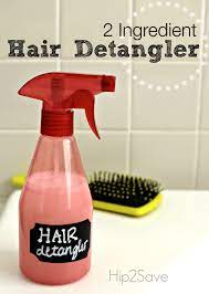This is a natural option for those that do not want to use conditioner. Homemade Hair Detangler Spray Only 2 Ingredients Hair Detangler Diy Hair Detangler Spray Diy Hair Detangler