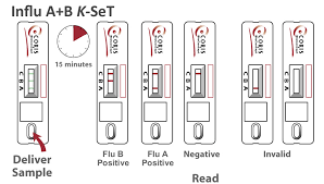 Influ A B Uni Strip Dipstick Against Influenza A And B Viruses Pathogen