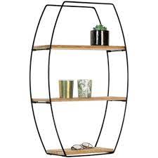 Polish your personal project or design with these murale transparent png images, make it even more personalized and. Etagere Murale Ovale Lily 3 Niveaux En Metal Design Industriel