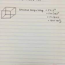 Jadi, luas permukaan tabung tanpa tutup tersebut adalah 3.391,2 cm2. Rumus Luas Kubus Tanpa Tutup Edukasi Lif Co Id