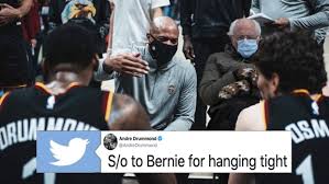 She continued to express support for it during her presidential campaign, sending out a press release in april of 2019 where she wrote that medicare for all finally makes sure every. Andre Drummond And Other Athletes Entered The Bernie Sanders Meme Chat Article Bardown