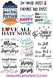 See more ideas about diy canvas, canvas quotes, canvas painting. Free Disney Quote Svg Printable Pineapple Paper Co