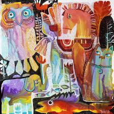 Spring Mood Ii By Yelena Revis Paintings For Sale Bluethumb Online Art Gallery Whimsical Artwork Art Paintings For Sale Painting