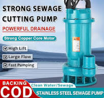 Automatic Submersible Water Pump 220V/1000W Stainless Steel Submersible  high Head Sewage Water pump