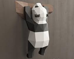 3d Model Papercraft Etsy In 2020 Paper Crafts Paper Sculpture Paper Crafts Diy