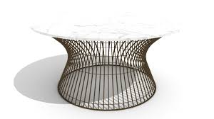 Stylish and functional, you can easily lift the table top off and store other items inside the coffee table. 3d Curved Wire Mesh And Marble Coffee Table Cgtrader