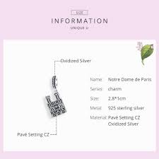 Maybe you would like to learn more about one of these? Wostu 100 925 Sterling Silver Notre Dame De Paris Pesona Fit Asli Gelang Gelang Liontin Koleksi Perhiasan Hadiah Cqc1328 Charms Aliexpress
