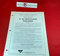 AMF Western Self-Proplld Rotary Pow Mower 22" 12290100 Assm Instruct Parts  19510