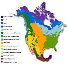North America Biome Map Biomes Of The United States - Biome Adventure Travel - Us National Parks -  Libguides At Olathe District Schools