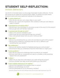 Effective Strategies For Formative Assessment Art Curriculum Formative Assessment Strategies Art Rubric