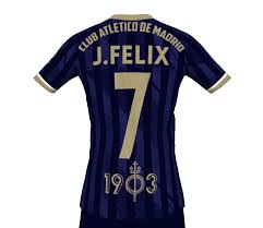 | تتكلم العربية؟ تابعنا على @atletiarab. Atletico Madrid 21 22 Fantasy Third Kit Back