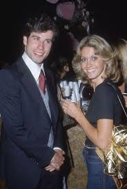 1977 John Travolta And Olivia Newton John Typical 70s Hair Olivia Newton John John Travolta Movie Stars