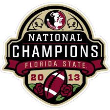 2013 National Champions National Champions Florida State Logos
