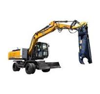 Escavadeira De Esteiras JG150L 14ton Com Tesoura Hidráulica ...