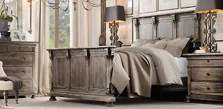 St James Bedroom Collection Antiqued Coffee Restoration Hardware Master Bedroom Headboard And Nights Restoration Hardware Bedroom Bedroom Design Furniture