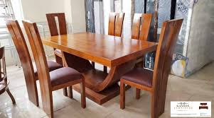 Set meja kursi ini kabupaten sukoharjo, jawa tengah, merupakan salah satu produk set meja dan kursi produk zwilling teknindo perkasa. Set Meja Makan Minimalis Kayu Jati Jepara Terbaru 2020 Gandis Furniture Jepara