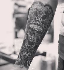 The pyramids are an important part of the mexican culture and history and this arm tattoo is representative of that same rich heritage. Aztec Tattoos Symbols Cool Examples Designs Their Meaning