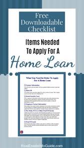 Free Checklist For A Home Loan Home Buyer Tips Home Loans Loan Mortgage Tips