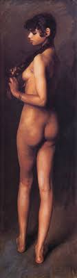 裸婦画を斜めからみるその81：サージェント「エジプトの少女のヌード」 : フェルメール探訪