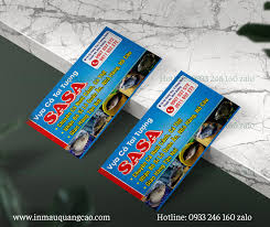 Mẫu card visit vựa hải sản, in danh thiếp giá rẻ Chơn Thành Bình Phước