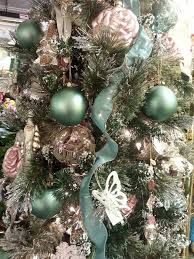 Victorian Tree With Soft Teal Pink And Silver Colorful Christmas Tree Pink Christmas Tree Christmas Tree Colour Scheme