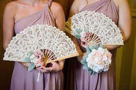 Fall is a season about celebrating natural beauty, and a fall wedding is an opportunity to do the same. Custom Bridesmaid S Fans By Rowanackerley On Etsy Filipiniana Wedding Theme Wedding Bridesmaid Bouquets Spanish Themed Weddings