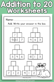 Pyramid Addition Up To 20 Worksheets Math Worksheets Everyday Math Worksheets