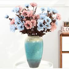 Beautiful red artificial poppies flower arrangement with. Artificial Poppies Flowers Bouquet Simulation Fake Flowers Arrangements Realistic Home Kitchen Wedding Party Decoration Artificial Dried Flowers Aliexpress