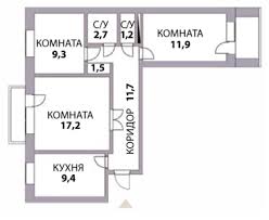 планировка 3 х комнатной квартиры в 5 этажном кирпичном доме Varianty Pereplanirovki Trehkomnatnoj Kvartiry Primery I Foto
