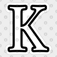Volume shiny gold alphabet with floral details from diamonds and gems, letters k, . Alphabet K Letter K Aufkleber Teepublic De