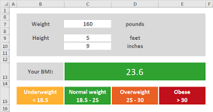 This bmi calculator estimates your body mass index value within bmi range and status coupled with your recommended ideal weight according to 5 different formulas. Bmi Calculator In Excel Easy Excel Tutorial