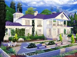 Moniamay72 S Classic Family Cottage Sims House Design Sims 4 House Plans The Sims 4 Lots