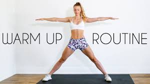 Lay on your side with your legs comfortably bent (knees at 90 degrees and placed slightly in front of your torso). 5 Min Warm Up For At Home Workouts No Jumping Youtube