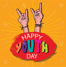 Happy up your near and dear ones with this wonderful ecard. Happy Youth Day Rock Hand Sign Quote Card Royalty Free Cliparts Vectors And Stock Illustration Image 149569840