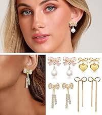 Amazon.com: 9 Pairs Boho Earrings for Women Vintage Jewelry Set Teardrop  Sunflower Dangle Earrings with Leather Wrap Bracelets Christmas Gifts  (Style C): Clothing, Shoes & Jewelry