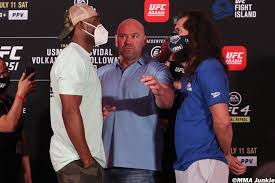 Thirteen fights fill out the ufc 261 event. Ufc 251 Video Kamaru Usman Jorge Masvidal Keep Civil In Lone Faceoff