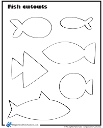 Teachers can use these coloring pages for child edufishion.free download to fish coloring pages. Fish Cut Outs Projects For Preschoolers