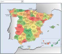 Hablar de mapas de españa es habla de netmaps. Nuevo Y Muy Mejorado Mapa De Espana Por Provincias Con Excel Analisis Y Decision