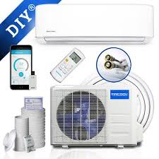 In short, they can produce an incredible amount of cooling power for a obviously, every ductless mini split ac unit you can install yourself is that much more valuable because you don't have to pay the installer. Mrcool Do It Yourself 12 000 Btu 1 Ton 17 5 Seer Ductless Mini Split Air Conditioner And Heat Pump 115v 60hz Walmart Com Walmart Com